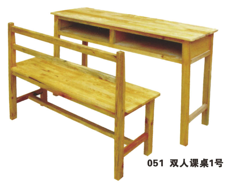 型號(hào)：051 雙人課桌1號(hào)