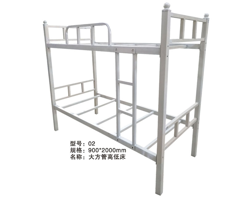型號(hào)：02 大方管高低床 規(guī)格：900x2000mm