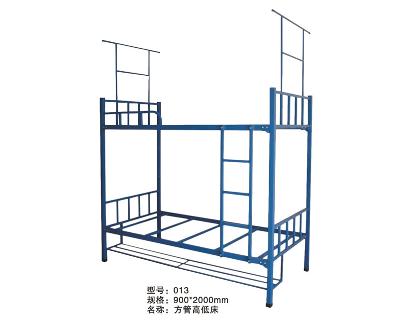 型號(hào)：013 方管高低床 規(guī)格：900x2000mm